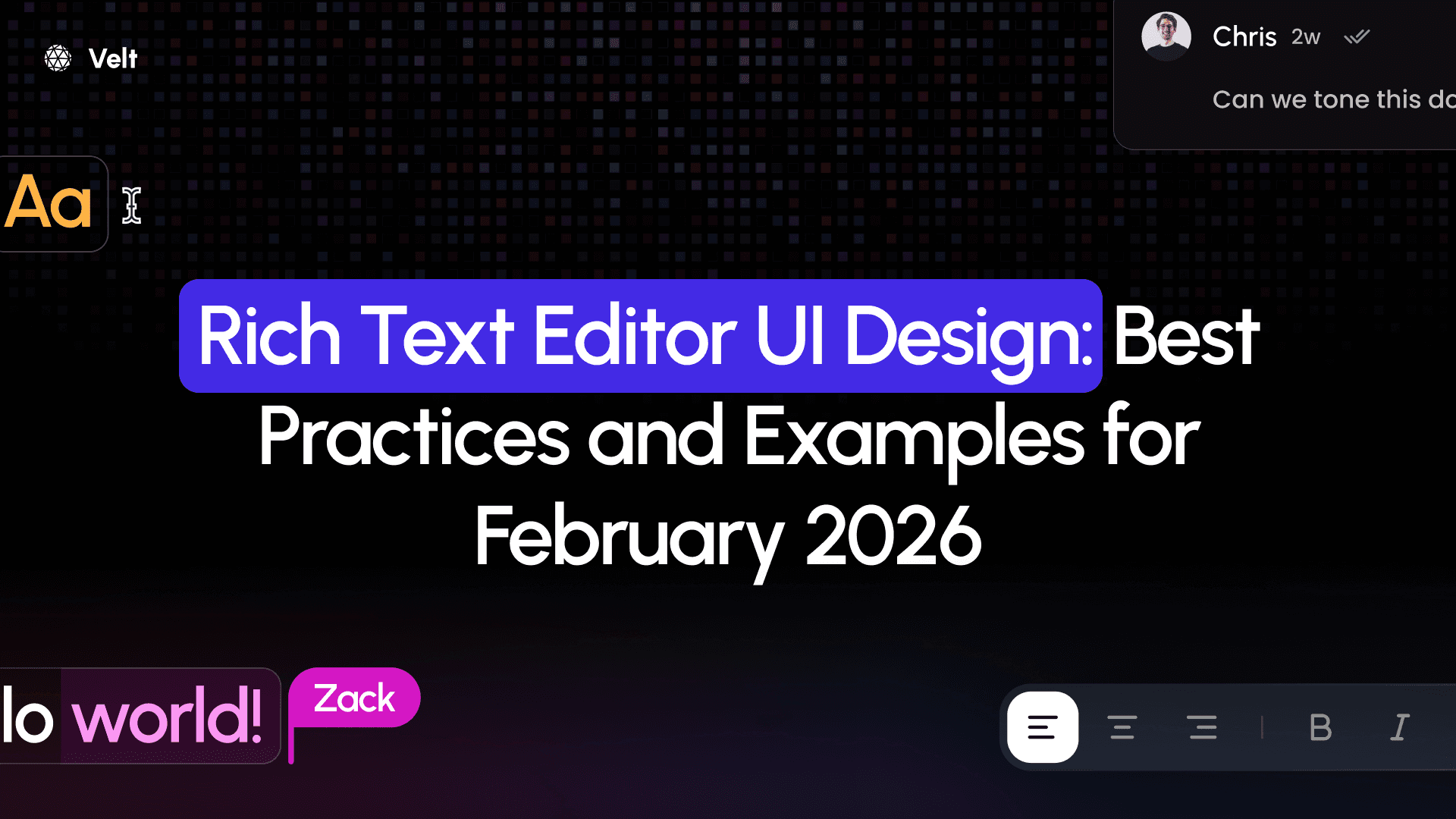 Rich Text Editor UI Design Best Practices Feb 2026